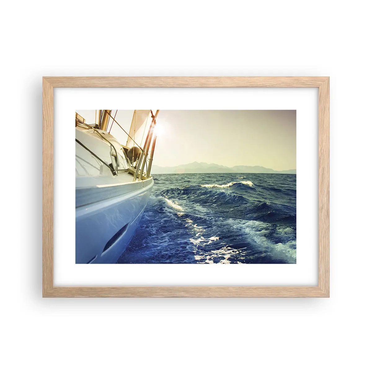 Poster în ramă de stejar deschis - După aventură - 40x30 cm