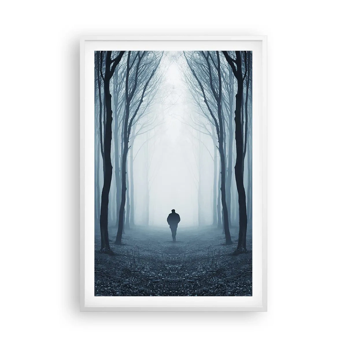 Poster în ramă albă - Și totul este simplu și clar - 61x91 cm