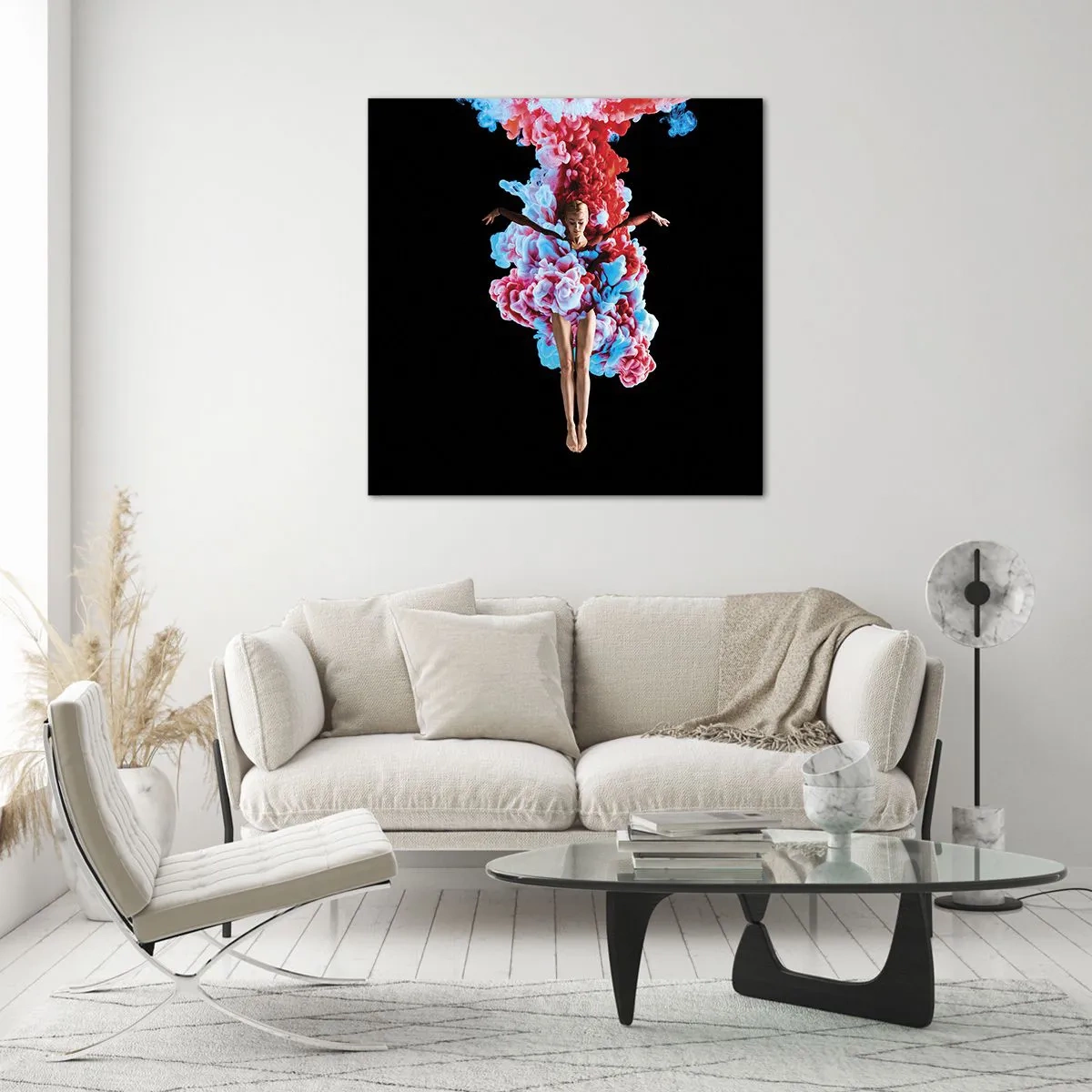 Tablou pe sticlă - În plină înflorire - 70x70 cm