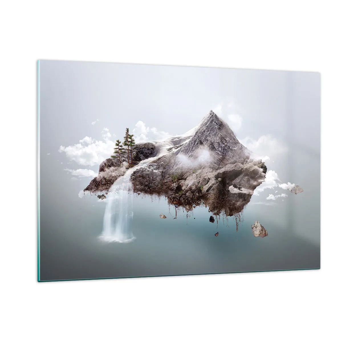 Tablou pe sticlă - Prin ochii unui suprarealist - 120x80 cm