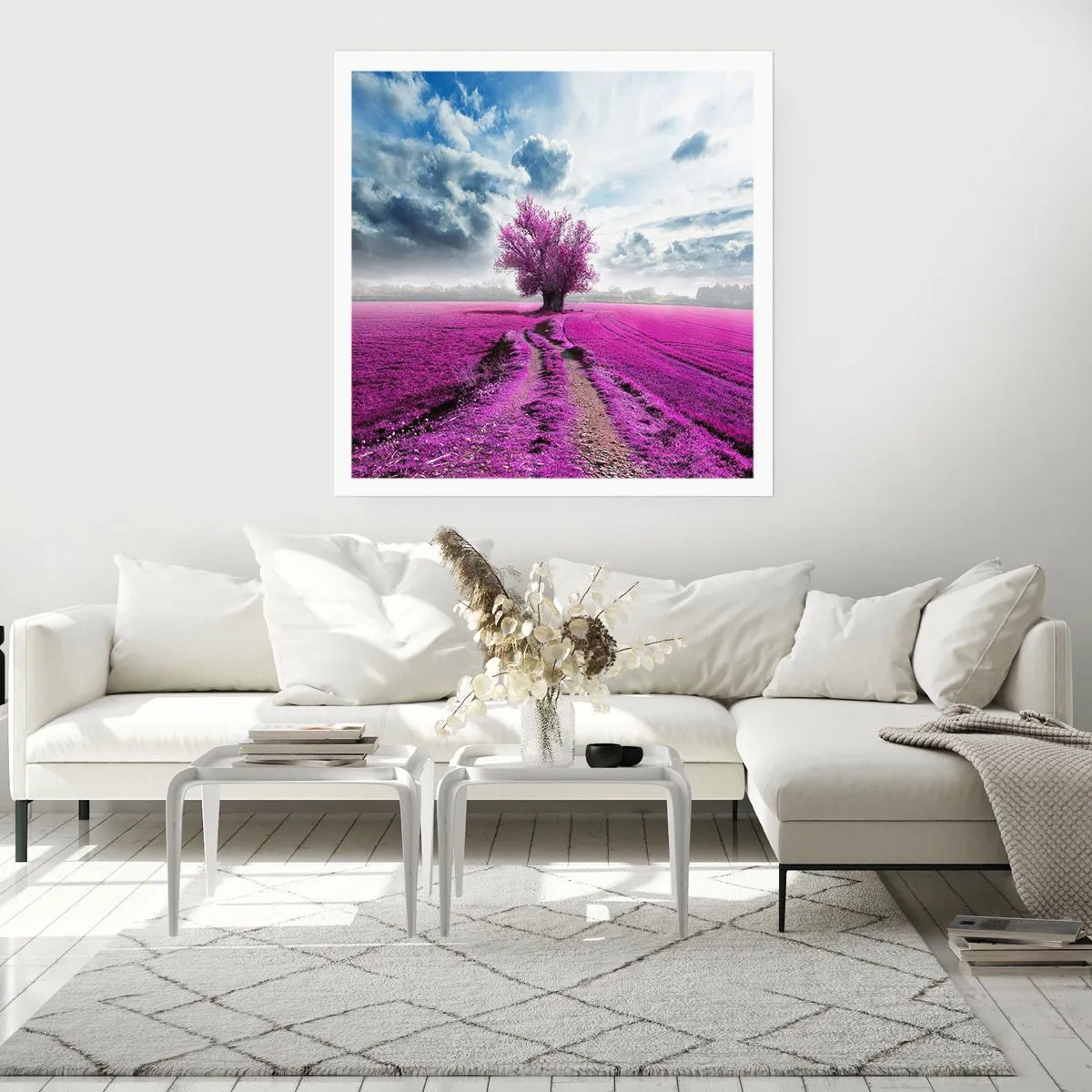 Poster - Câmpul cu iarbă neagră - 50x50 cm