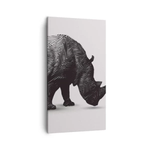 Tablou pe pânză - Frumusețea geometrică a naturii - 45x80 cm