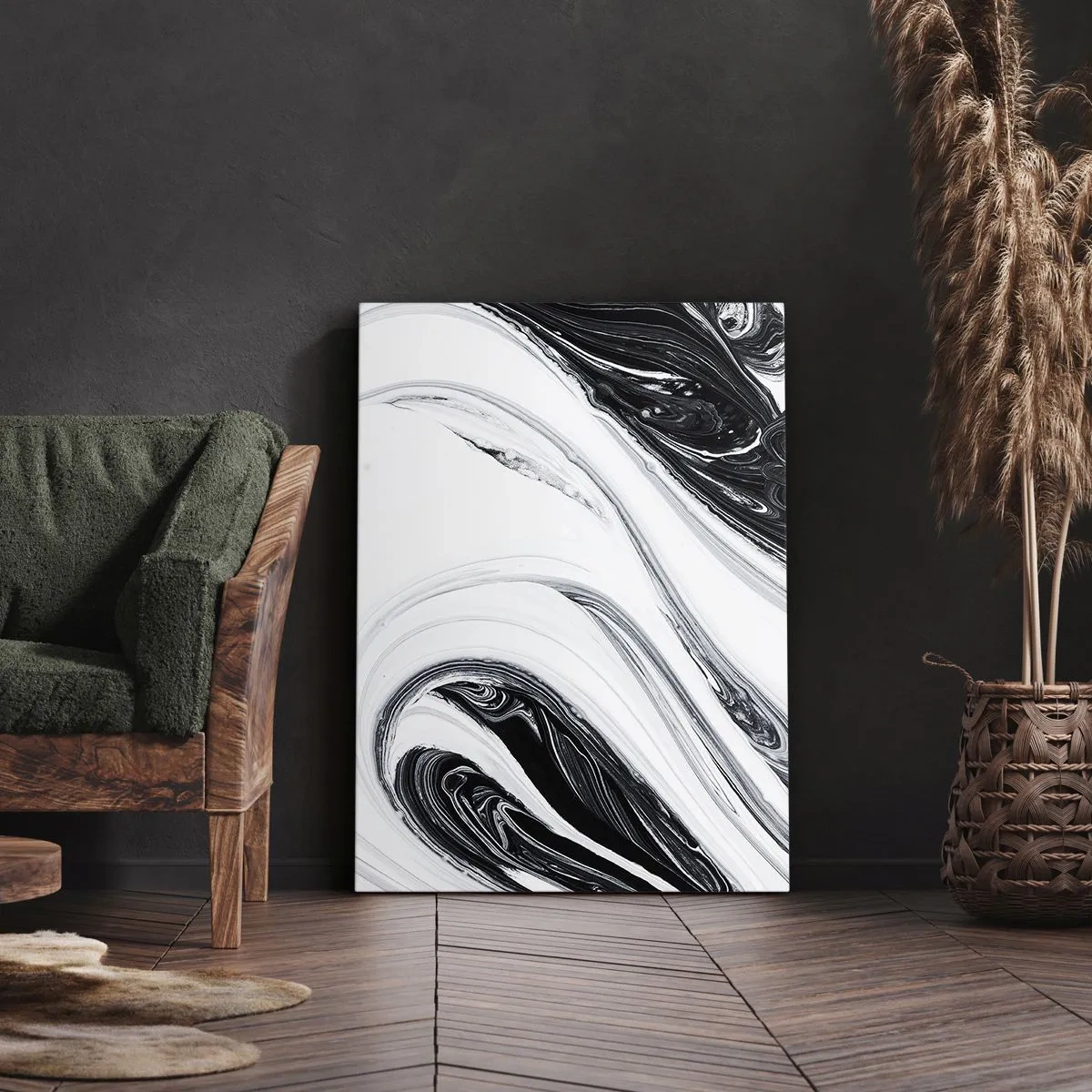 Tablou pe pânză - Combinație de contrarii - 50x70 cm
