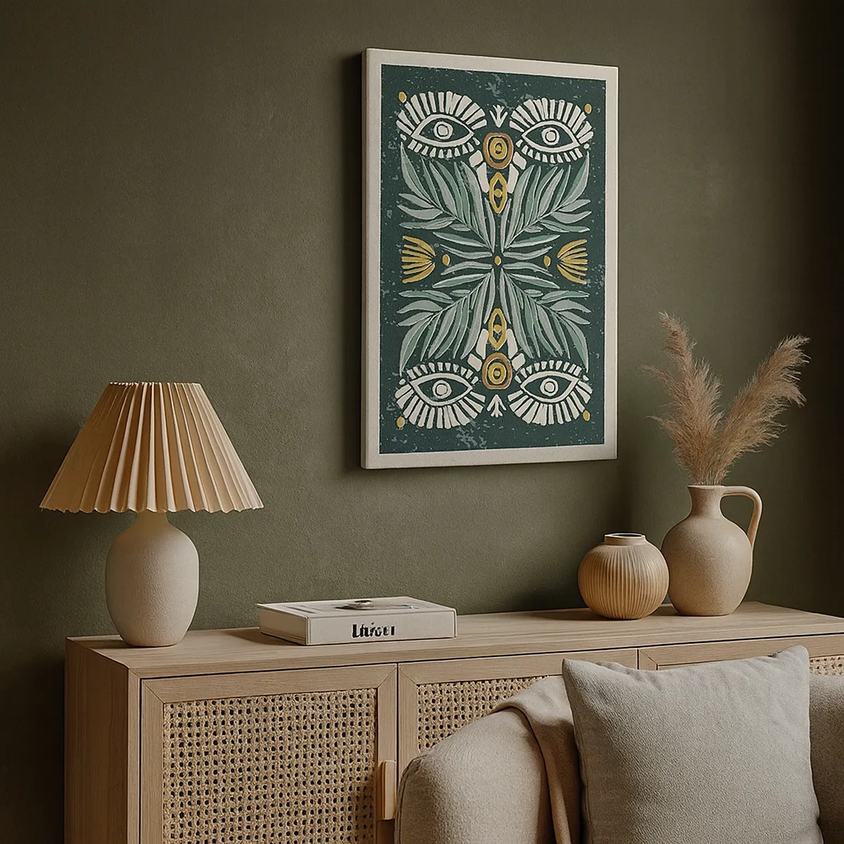 Tablou pe pânză - Ca un decupaj folcloric - 50x70 cm