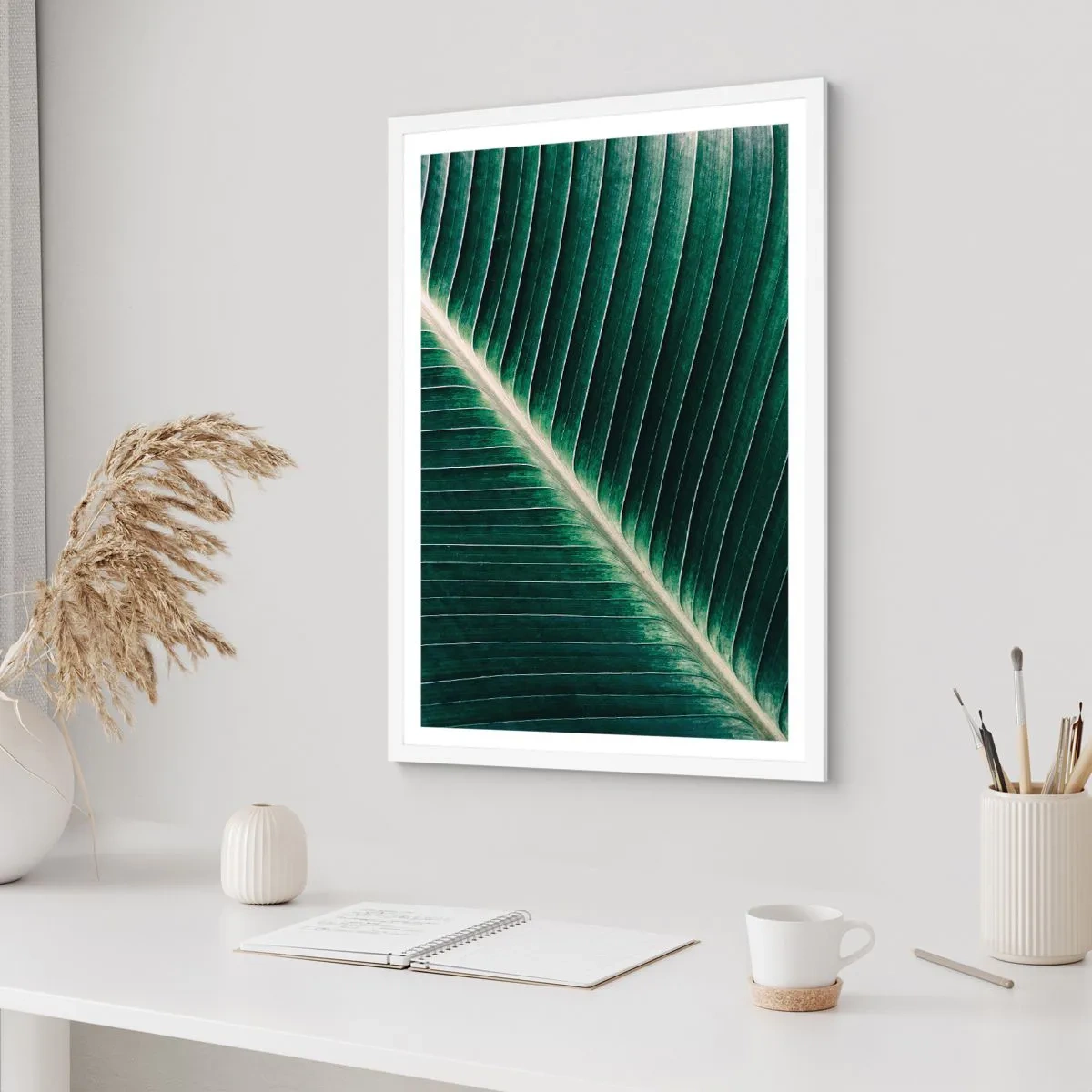 Poster în ramă albă - Ritmul naturii - 61x91 cm