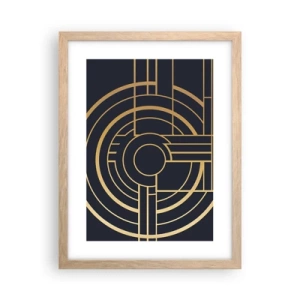 Poster în ramă de stejar deschis - Întoarcerea lucrurilor - 30x40 cm