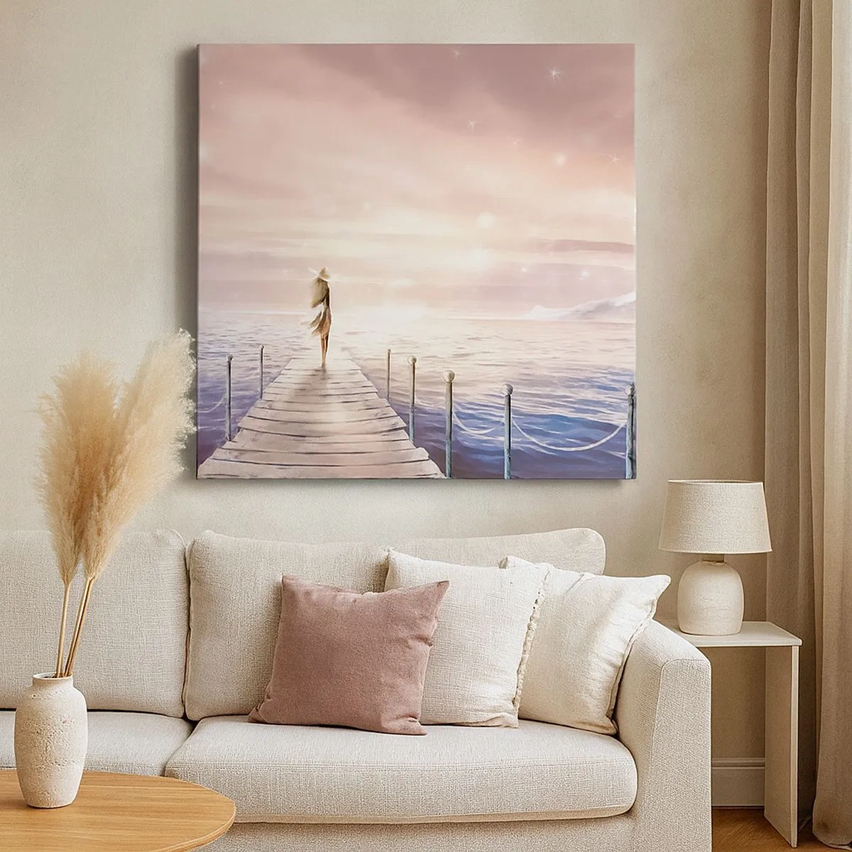 Tablou pe pânză - În lumina unui vis - 30x30 cm