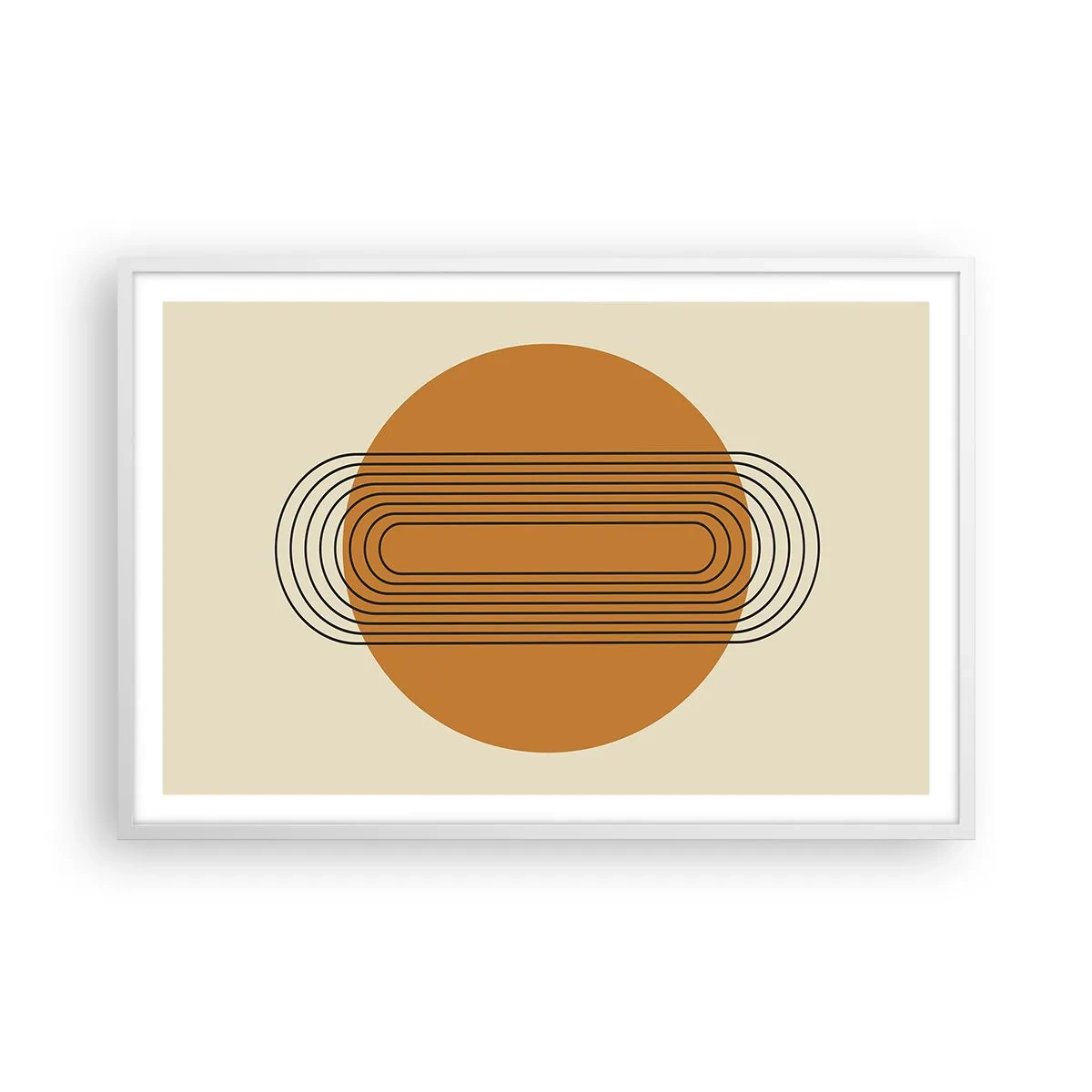 Poster în ramă albă - Planul perfect - 91x61 cm