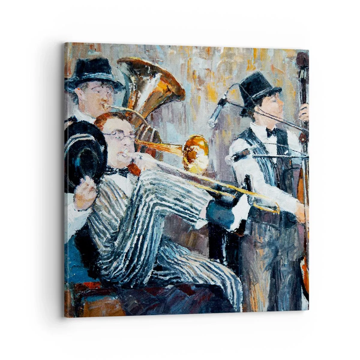 Tablou pe pânză - Numai jazz - 70x70 cm