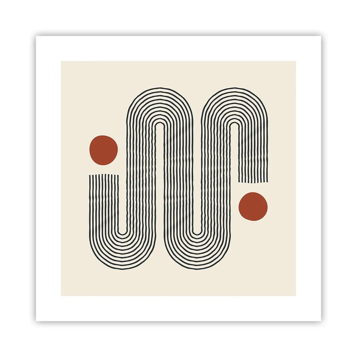 Poster - De la început până la sfârșit - 40x40 cm