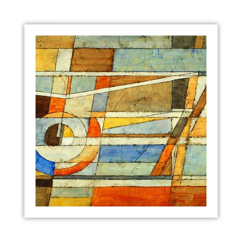 Poster - Cubismul în construcție - 60x60 cm