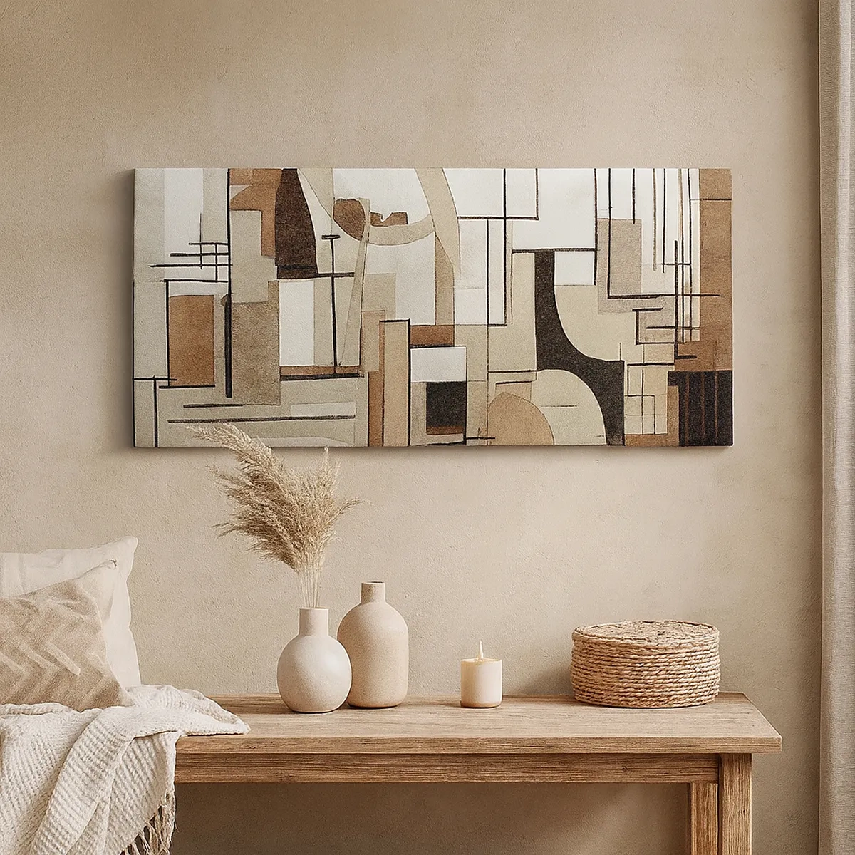 Tablou pe pânză - Peisaj urban 2.0 - 30x30 cm