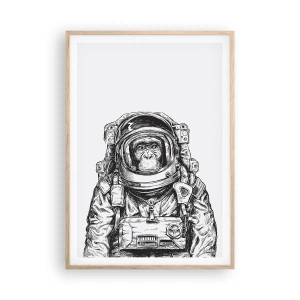 Poster în ramă de stejar deschis - Evoluție alternativă - 70x100 cm