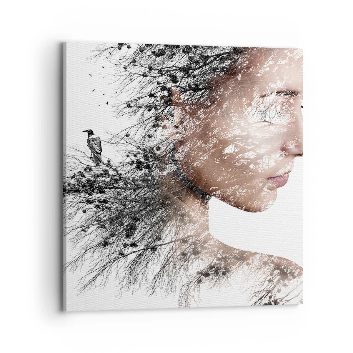 Tablou pe pânză - Spiritul pădurii - 70x70 cm