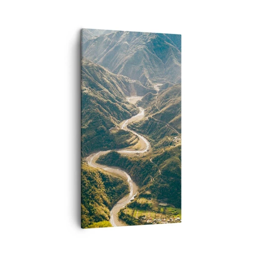Tablou pe pânză - Direct din inima munților - 45x80 cm