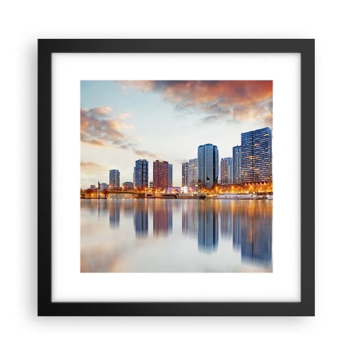 Poster în ramă neagră - Calmul monumental al Parisului - 30x30 cm