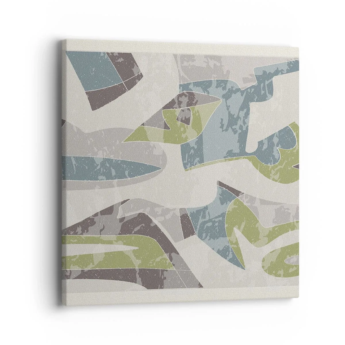 Tablou pe pânză - Compoziție din spatele geamului - 40x40 cm