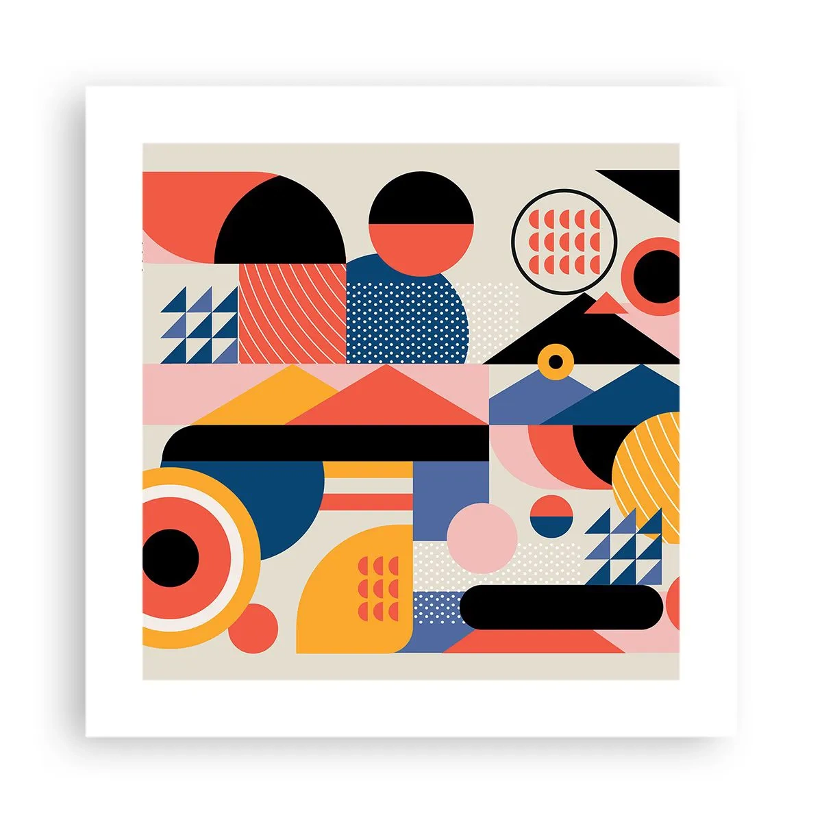 Poster - Compoziție: joacă-te - 40x40 cm