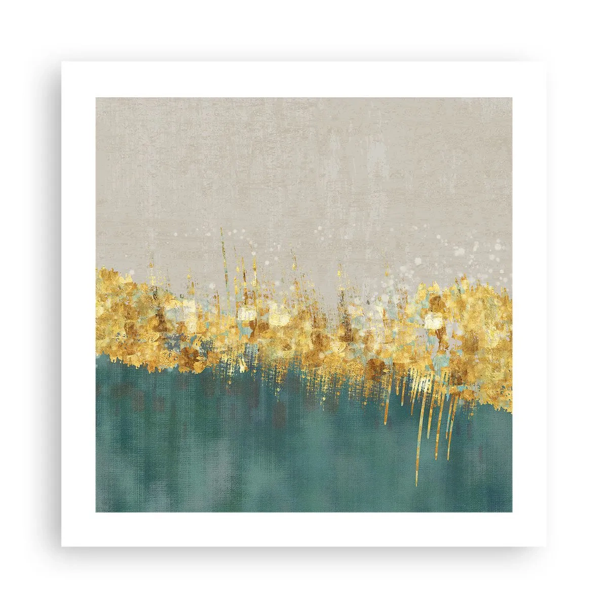 Poster - Frontiera de aur - 50x50 cm