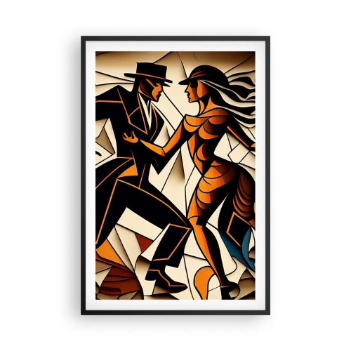 Poster în ramă neagră - Dans cu pasiune - 61x91 cm