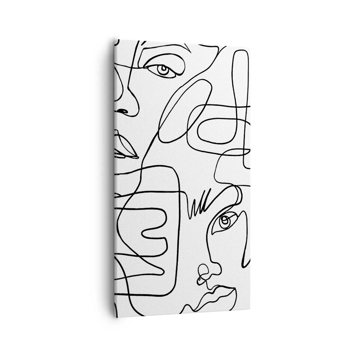 Tablou pe pânză - Într-o încurcătură de emoții - 55x100 cm