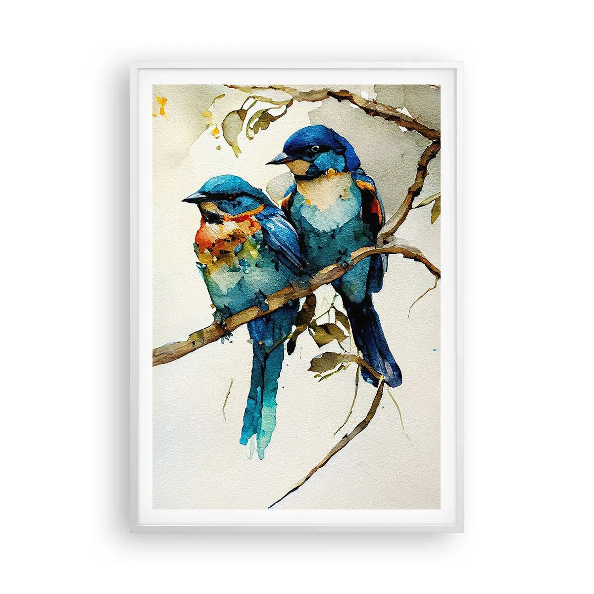 Poster în ramă albă - Se simte jignit? - 70x100 cm