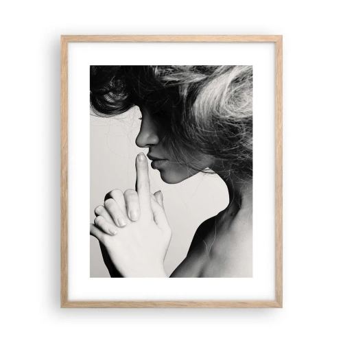 Poster în ramă de stejar deschis - Ascultă-te pe tine însuți - 40x50 cm