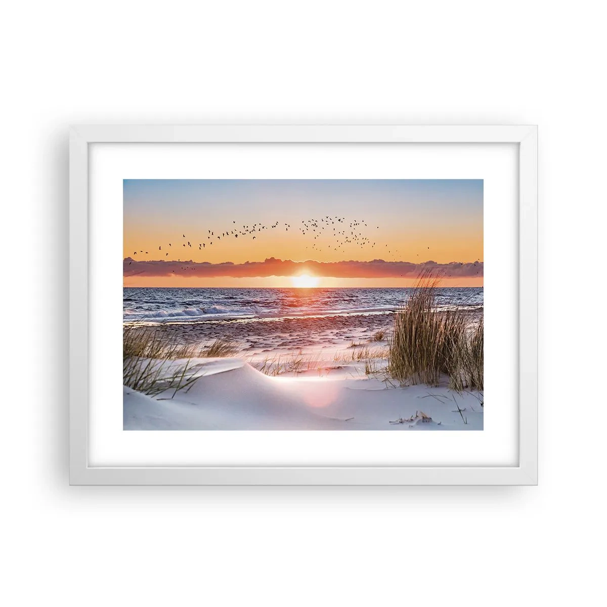 Poster în ramă albă - Peisaj orizontal - 40x30 cm