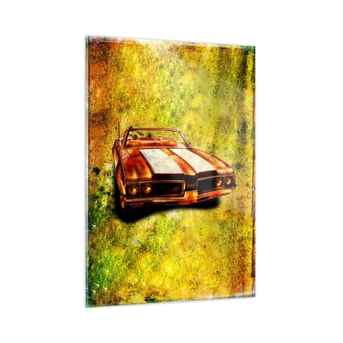 Tablou pe sticlă - Puterea fermecătoare a formelor - 50x70 cm