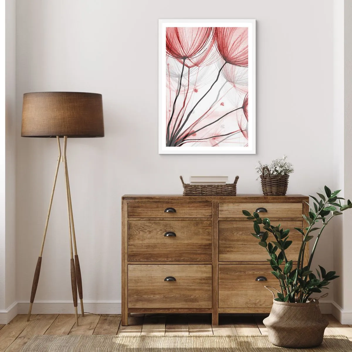 Poster în ramă albă - Înainte de plecare - 61x91 cm