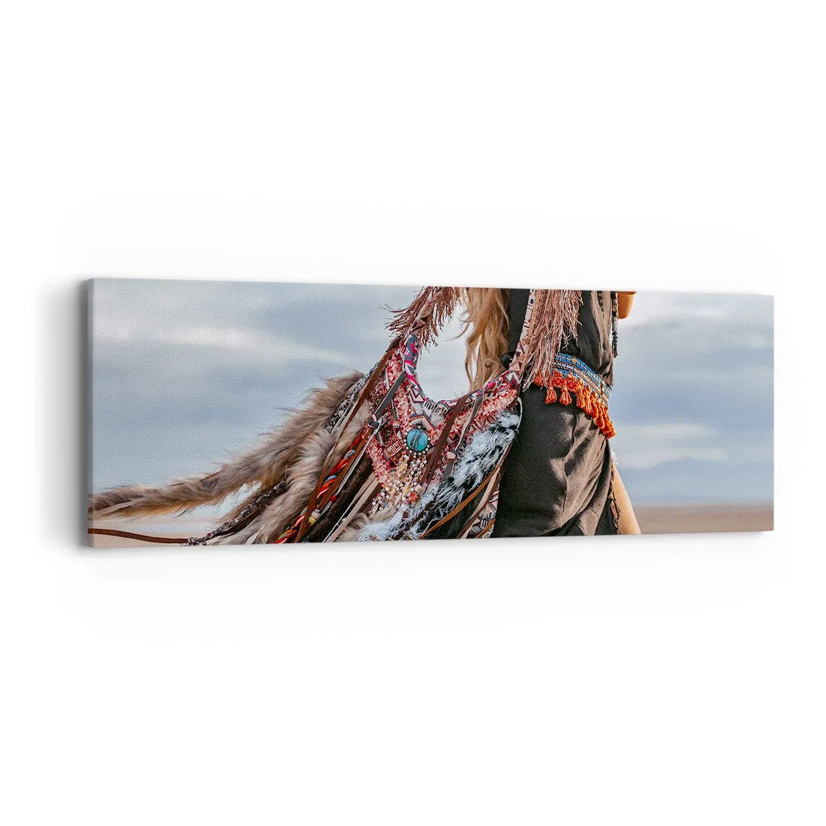Tablou pe pânză - Iubita șamanului - 90x30 cm