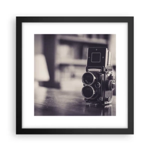 Poster în ramă neagră - Magia fotografiei vechi - 30x30 cm