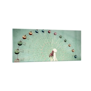 Tablou pe sticlă - Poftim la joacă - 120x50 cm