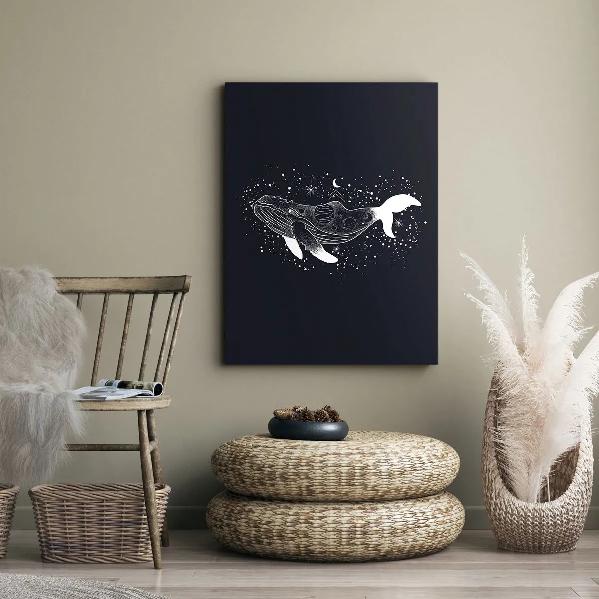 Tablou pe pânză - În oceanul universului - 50x70 cm