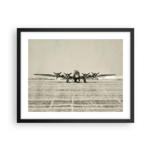 Poster în ramă neagră - Pregătit, ca întotdeauna - 50x40 cm