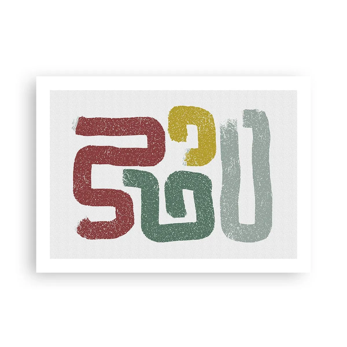 Poster - Într-o limbă necunoscută - 70x50 cm