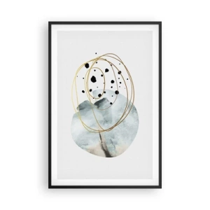 Poster în ramă neagră - În îmbrățișarea spațiului - 61x91 cm