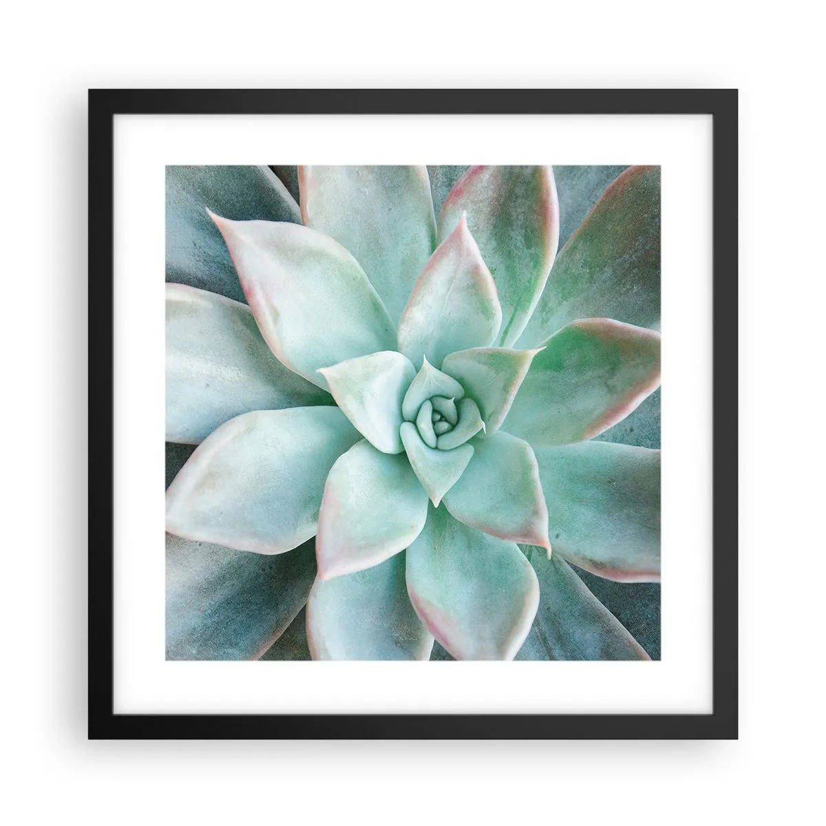 Poster în ramă neagră - Inima deșertului - 40x40 cm