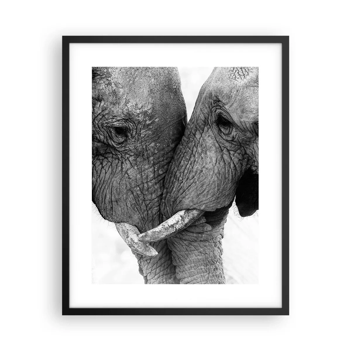 Poster în ramă neagră - Mărturisire din inimă - 40x50 cm