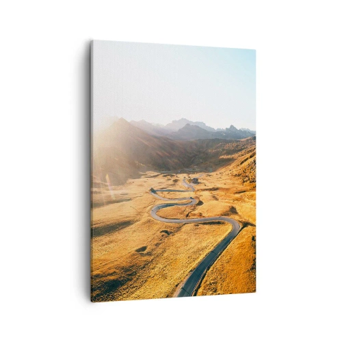 Tablou pe pânză - Într-o vale de aur - 50x70 cm