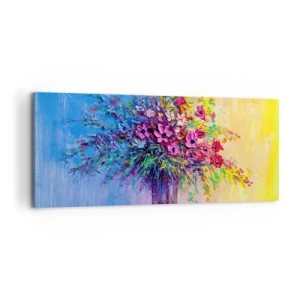 Tablou pe pânză - Darul unei pajiști de vară - 100x40 cm