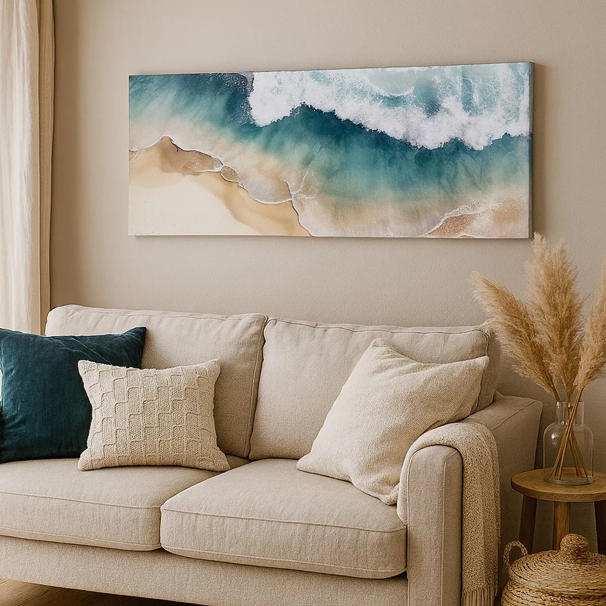 Tablou pe pânză - Întâlnire eternă - 100x40 cm