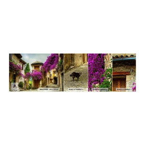 Mostră de Tapet Standard Eco - Sub un baldachin floral - Peisaj, Arhitectură, Oraș - 100x30 cm