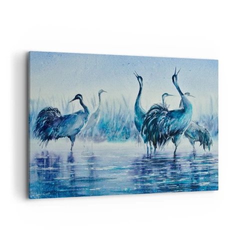 Tablou pe pânză - Întâlnirea de dimineață - 100x70 cm