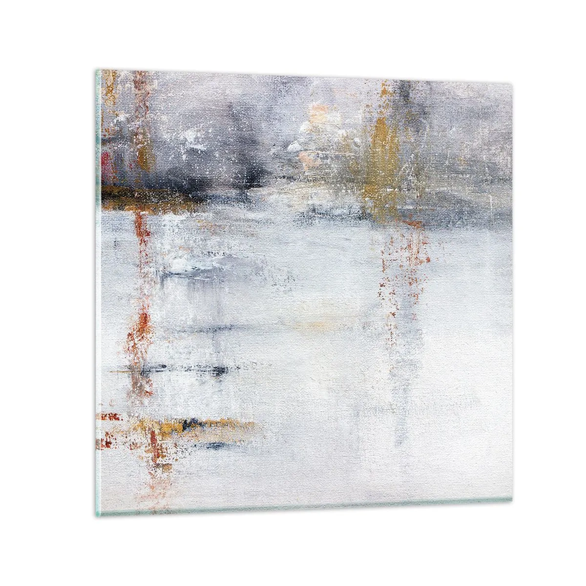 Tablou pe sticlă - În spatele cortinei de aer - 60x60 cm