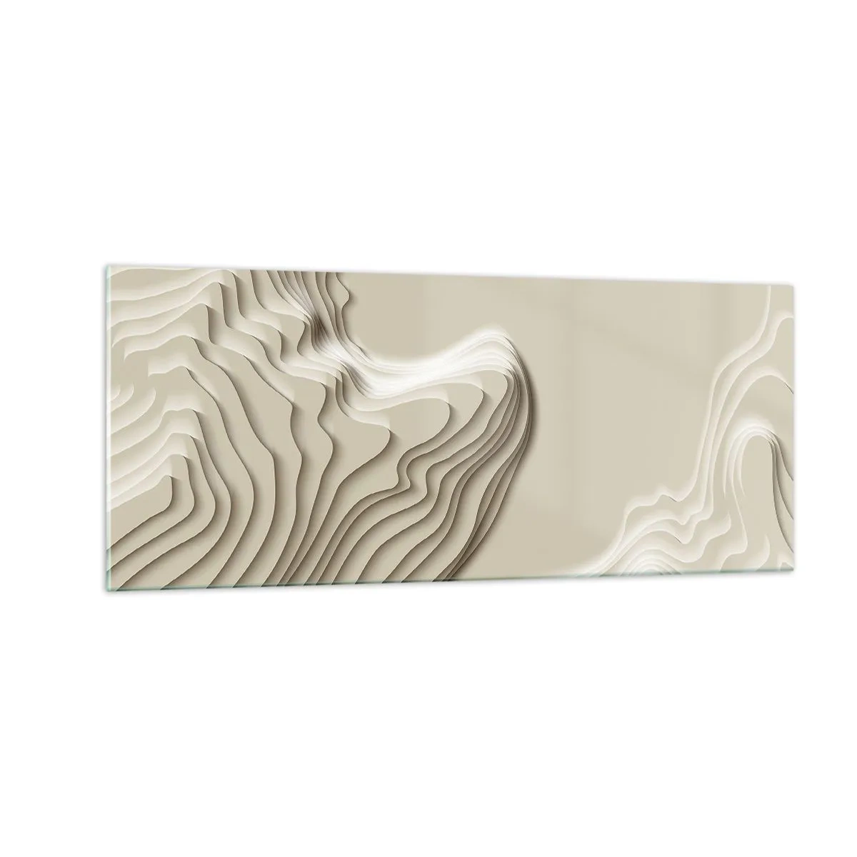 Tablou pe sticlă - Topografia artei - 100x40 cm