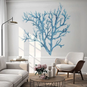Tapet Autoadeziv Deluxe Sticker - Filigranul marin - Coral, Litoral, Minimalist - 200x140 cm