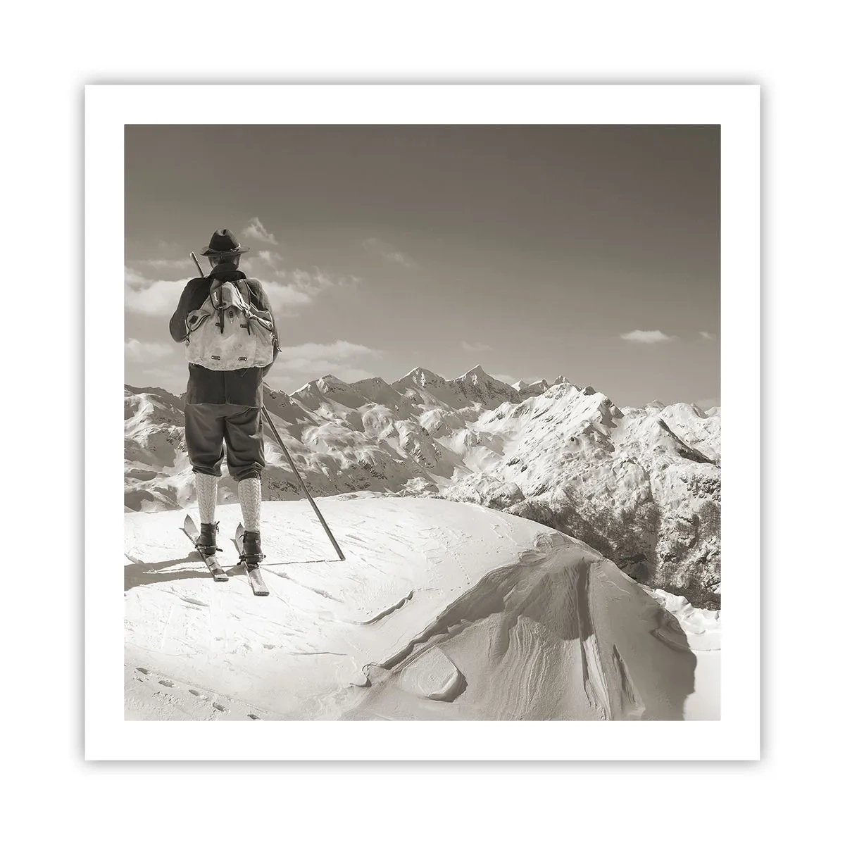 Poster - Și munții sunt la fel - 60x60 cm