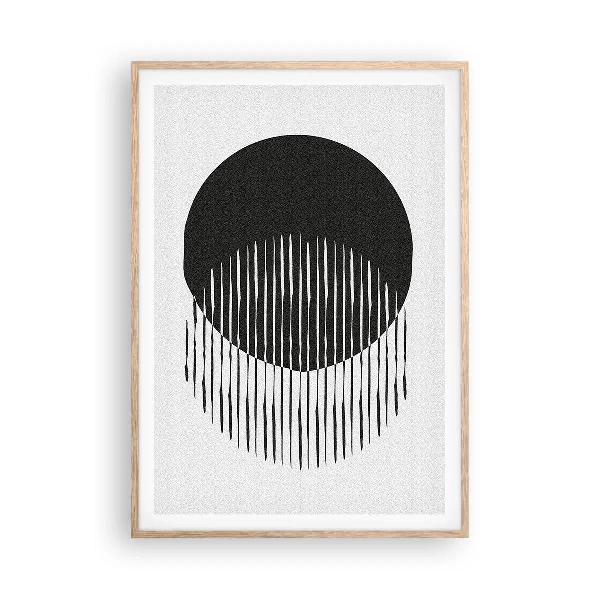 Poster în ramă de stejar deschis - Alter ego-ul său - 70x100 cm