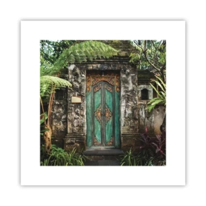 Poster - O ușă către o lume exotică - 30x30 cm